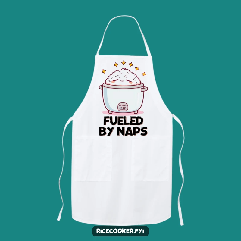 Funny Sleepy Rice Cooker Apron: Cook with a Hilarious Touch of Tiredness