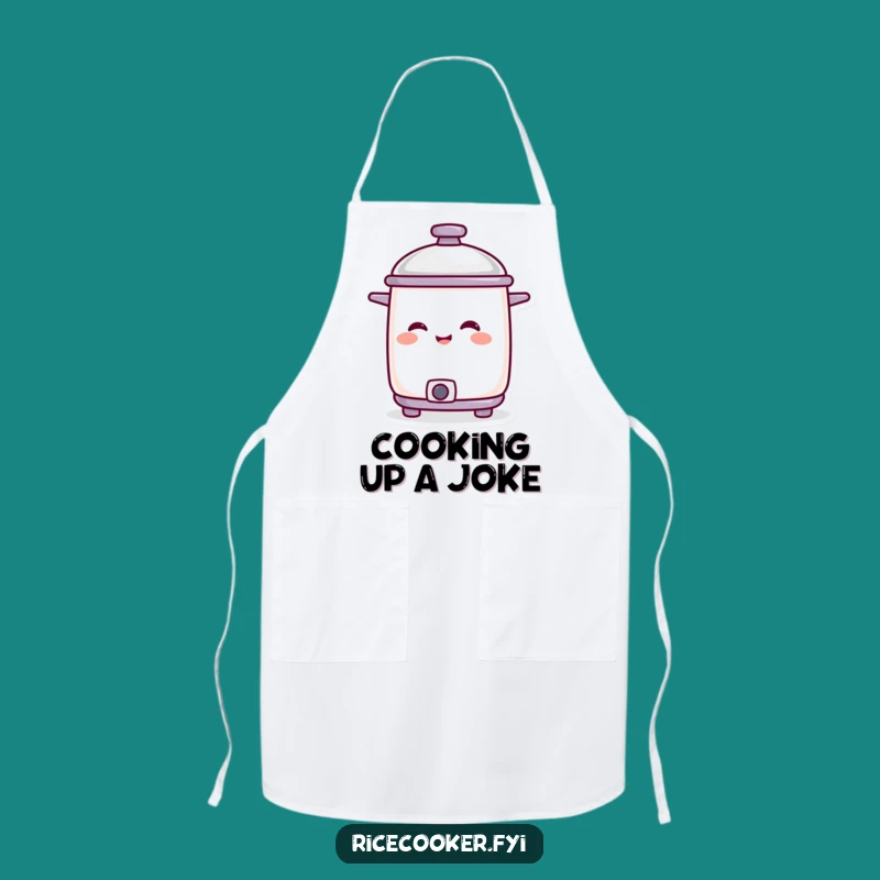 Funny Amused Cooker Apron: Cook with a Smile Kitchen Companion Gift