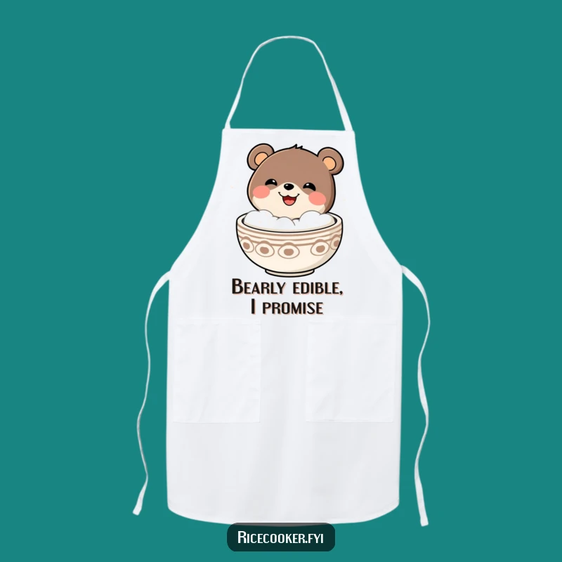 Funny Bear Chef's Surprise Apron: Cook with a Grin