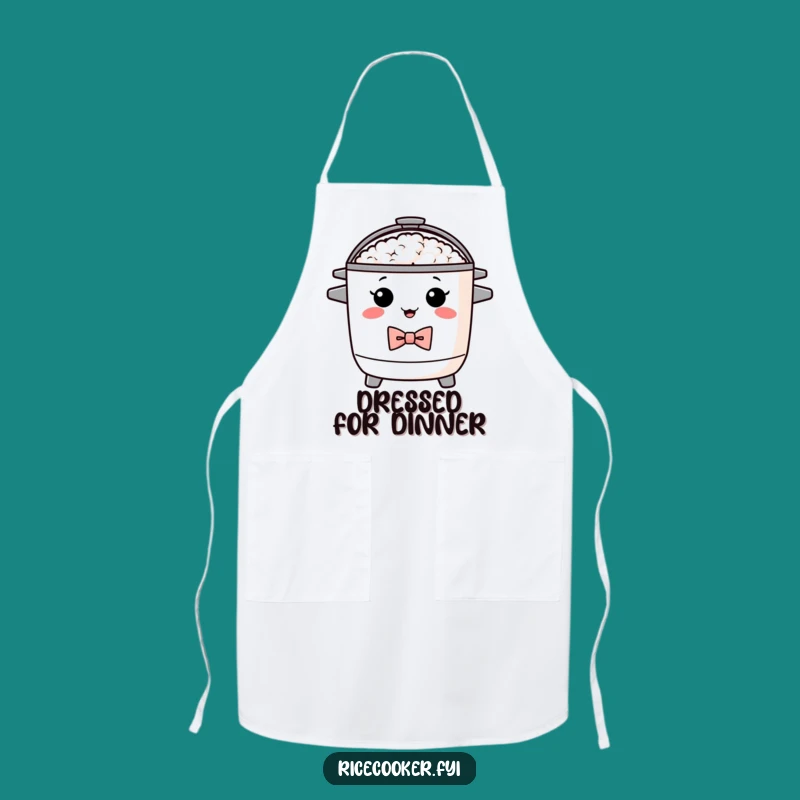 Funny Dapper Rice Cooker Apron: Cook with Sophistication as a Gift