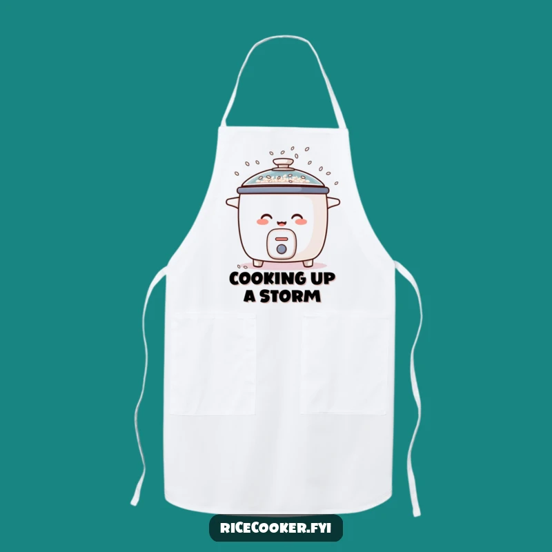 Funny Giggling Rice Cooker Apron: Cook with Confetti!