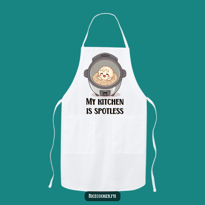 Funny Giggling Rice Grain Apron: Cook with Joyful Cooker Flair Gift