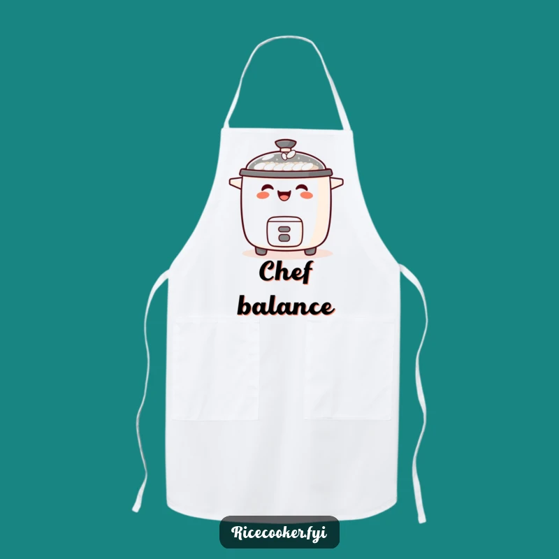Funny Laughing Rice Cooker Apron: Cook with Glee and Grace