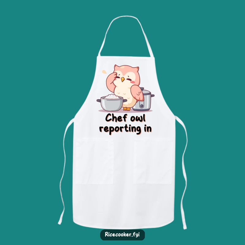 Funny Owl Apron: Hilarious Chef's Protection for Kitchen Adventures