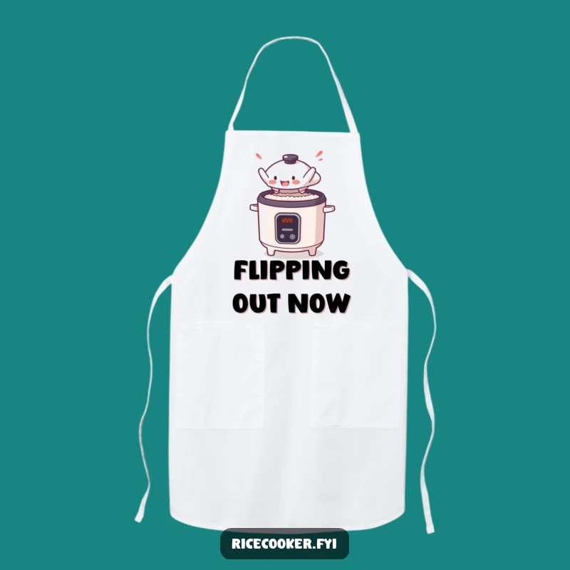 Funny Rice Cooker Lid Apron - Quirky Anime Chef Wear, Gift