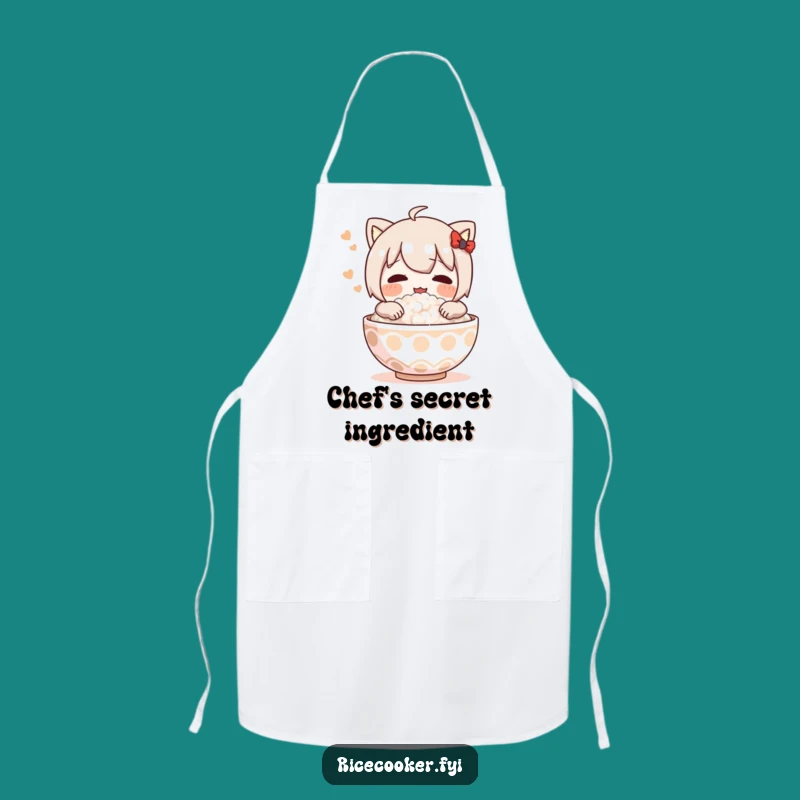 Funny Rice Lover Apron: Cook Up a Storm with This Hilarious Culinary Hug Gift