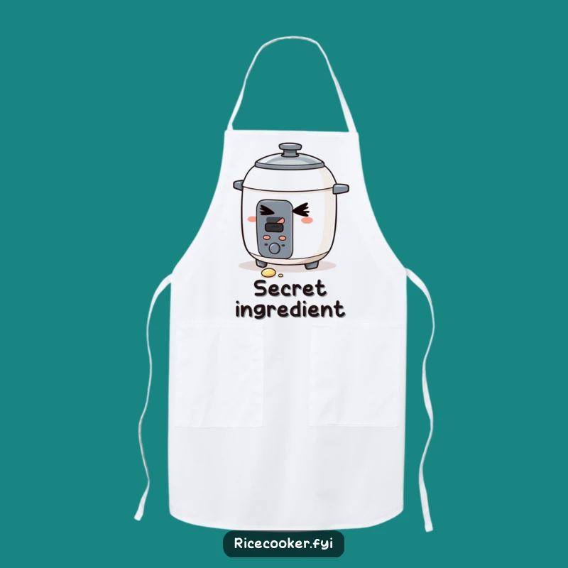 Funny Winking Rice Cooker Apron: Cook with a Sly Smile as a Gift