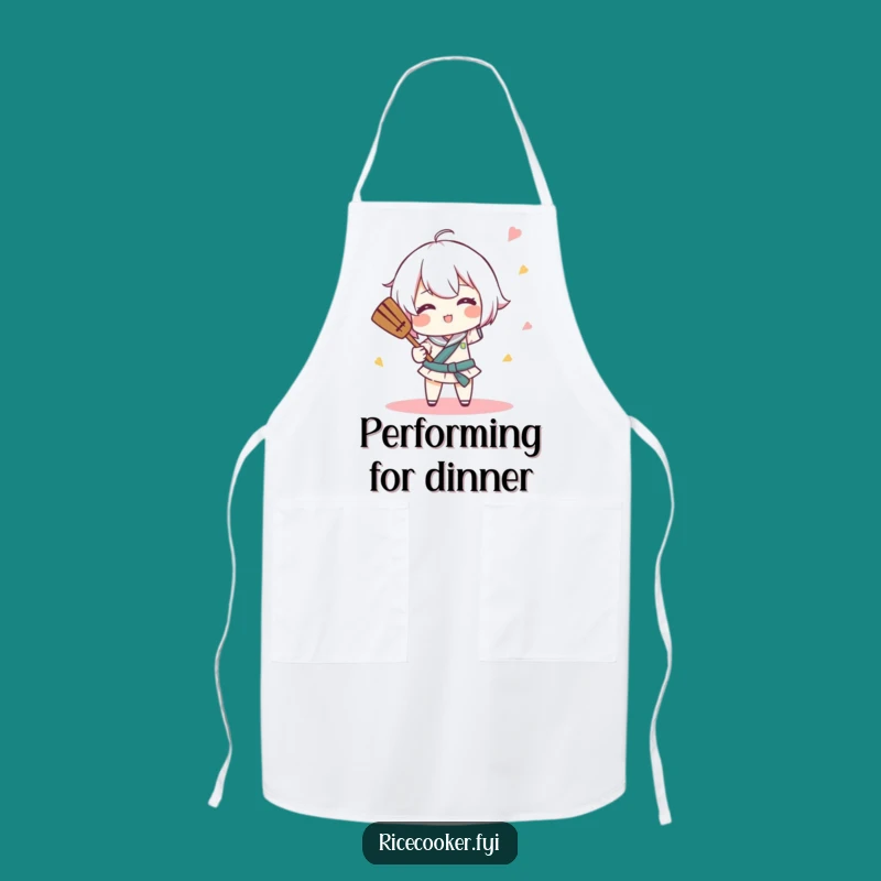Funny Rice Paddle Chef Apron: Baton Twirler Cook - Hilarious Kitchen Gift