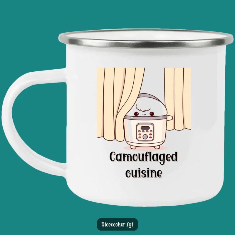 Funny Mischievous Rice Cooker Camping Mug: Playful Adventures Gift