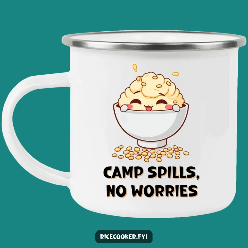 Funny Bowl Camping Mug: Durable Cup for Playful Outdoor Meals