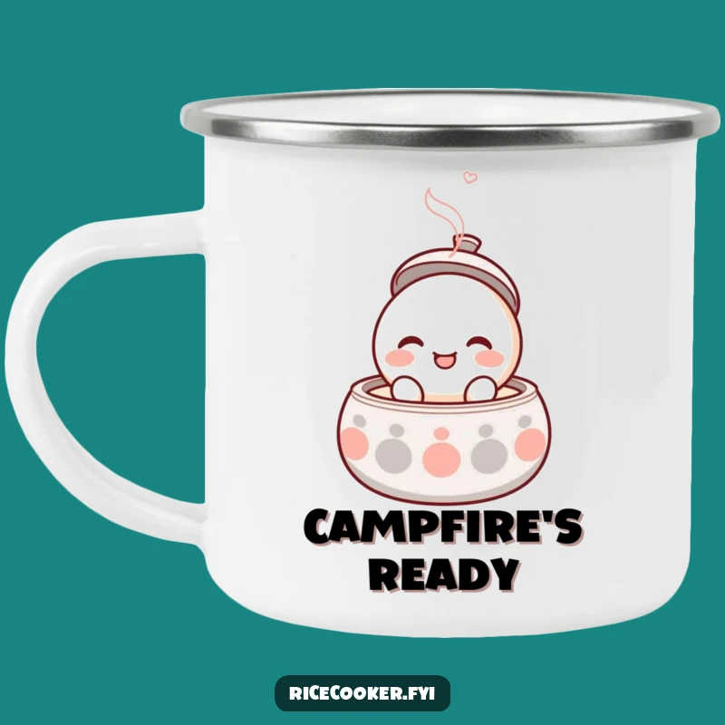 Funny Pop Open Camping Mug: Warm Sips for Happy Campers
