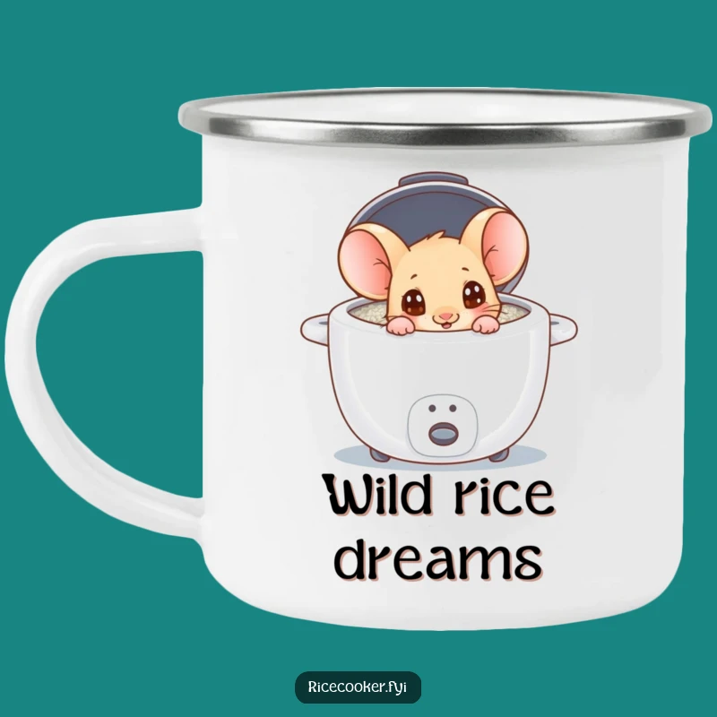 Funny Mouse Rice Cooker Camping Mug: Adventure Fuel, Perfect Funny Gift