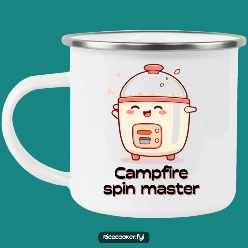 Funny Rice Cooker Camping Mug - Delightful Adventures, Happy Sips