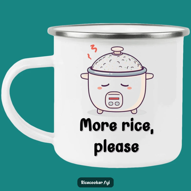 Funny Sleepy Rice Cooker Camping Mug: Adventures Fueled by Dreams