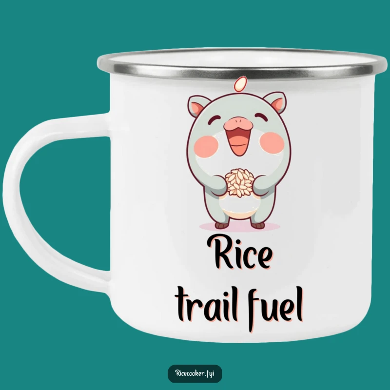 Funny Rice Hopper Camping Mug - Outdoor Character, Perfect Adventure Funny Gift!