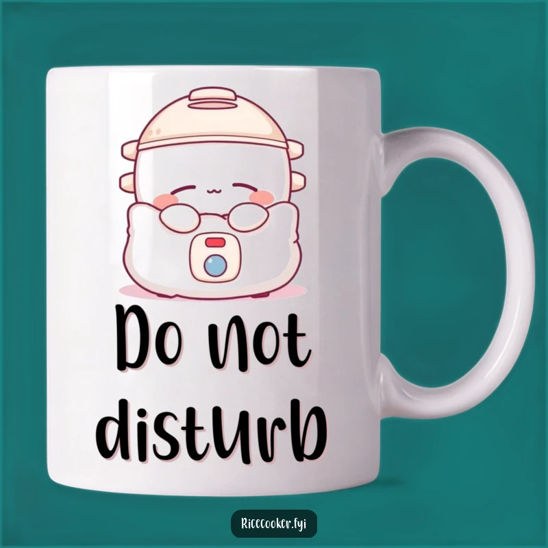 Funny Sleepy Rice Cooker Mug, Cozy Pillow Design, Perfect Funny Gift