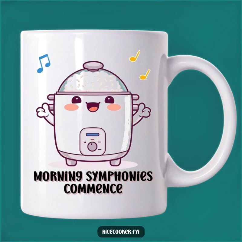 Funny Cheerful Rice Cooker Mug: Maestro of Meals Gift!