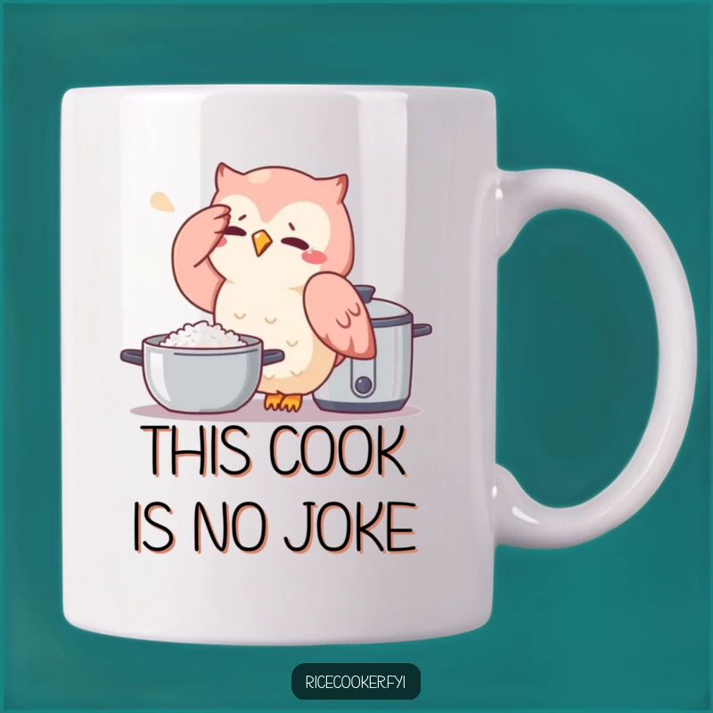 Funny Owl Rice Cooker Mug: A Hilarious Gift for Chefs and Bird Lovers