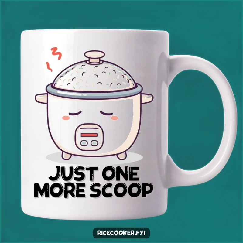 Funny Sleepy Rice Cooker Mug: A Dreamer's Perfect Gift for Carb Lovers