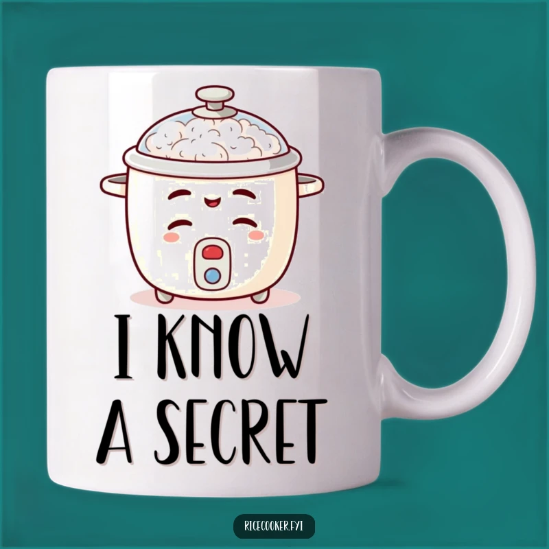Funny Winking Rice Cooker Mug, Mischievous Design, Perfect Funny Gift