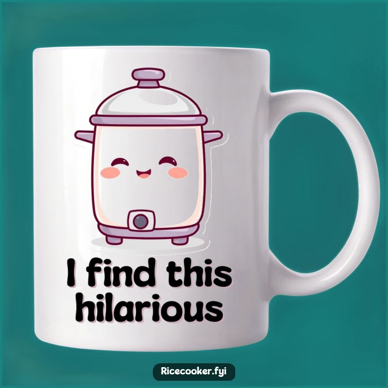 Funny Amused Cooker Mug: Your Smiling Kitchen Companion Gift