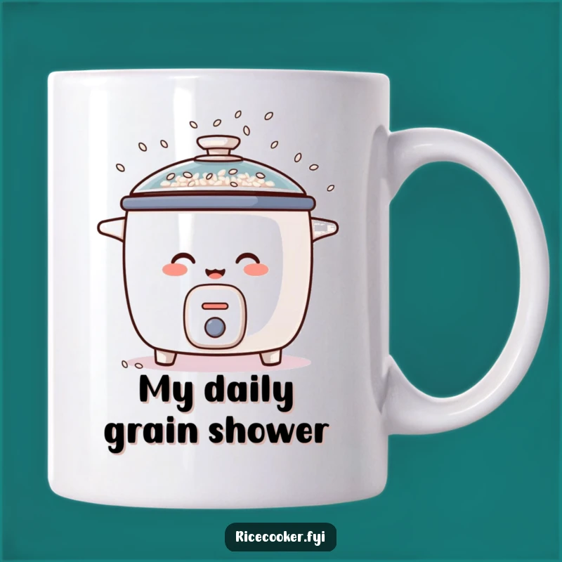 Funny Giggling Rice Cooker Mug: A Hilarious Confetti Rice Gift!