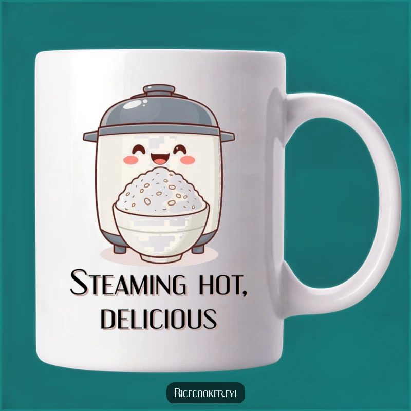 Funny Rice Cooker Mug: Serve Up Smiles with Fluffy Rice