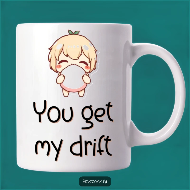 Funny Onigiri Wink Mug: Share a Smile with This Playful Rice Ball Lover's Gift