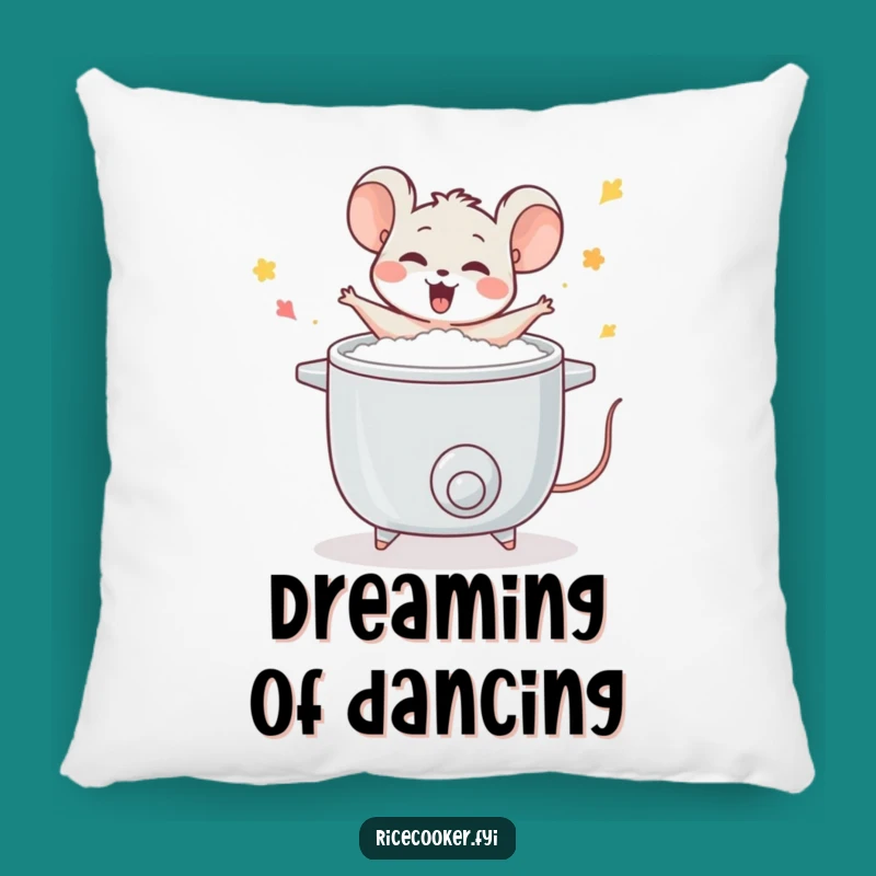 Soft Funny Mouse Dance Pillow: Cozy Up with Culinary Cheer!