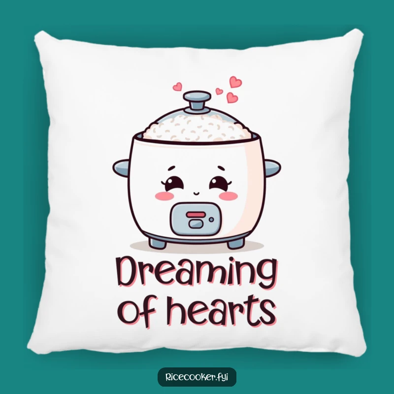 Funny Smiling Rice Cooker Pillow, Cozy Cute Decor, Adorable Funny Gift