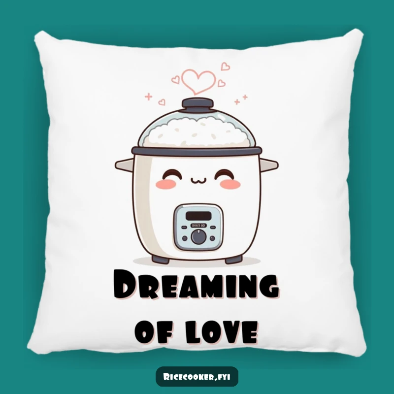 Funny Smiling Rice Cooker Pillow, Cozy Heart Steam Cushion, Humorous Comfort Gift