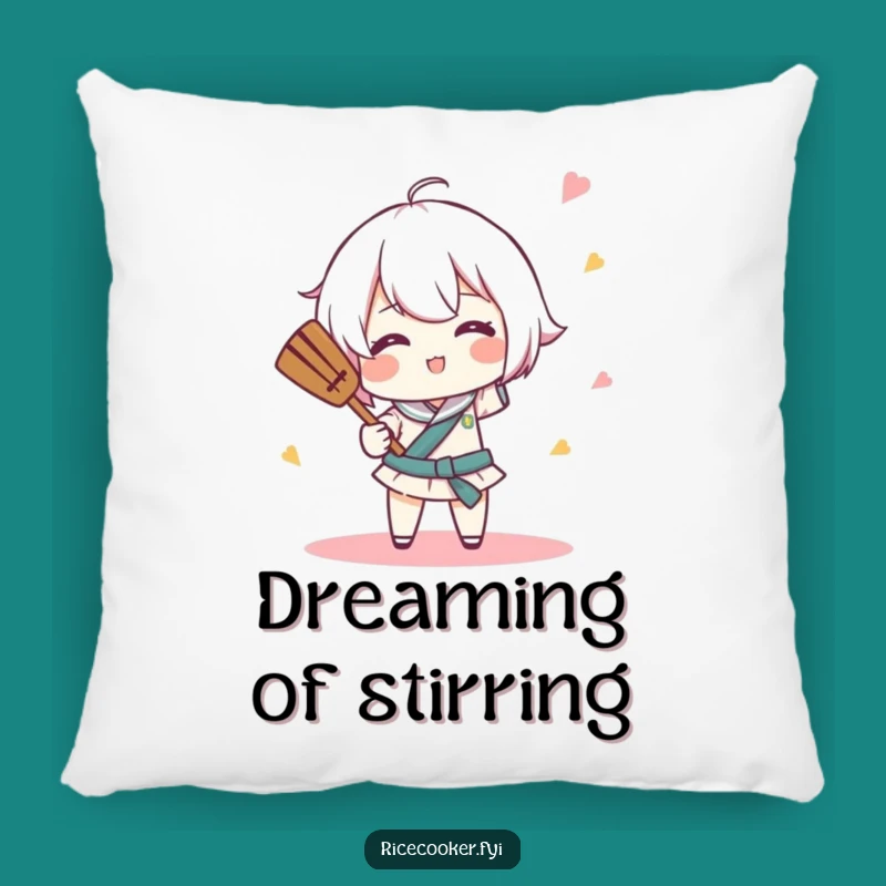Funny Rice Paddle Pillow: Culinary Baton Comfort - Adorable Hilarious Gift