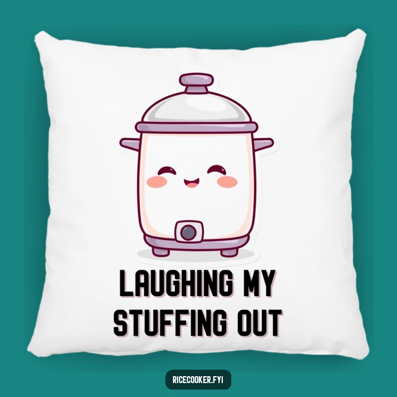 Funny Amused Cooker Pillow: Cozy Up with a Smiling Kitchen Friend Gift