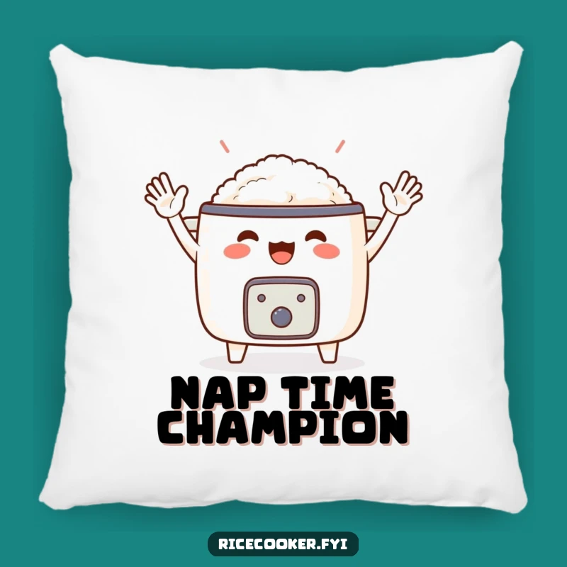 Funny Cheering Rice Cooker Pillow: Plush Comfort for a Humorous Gift