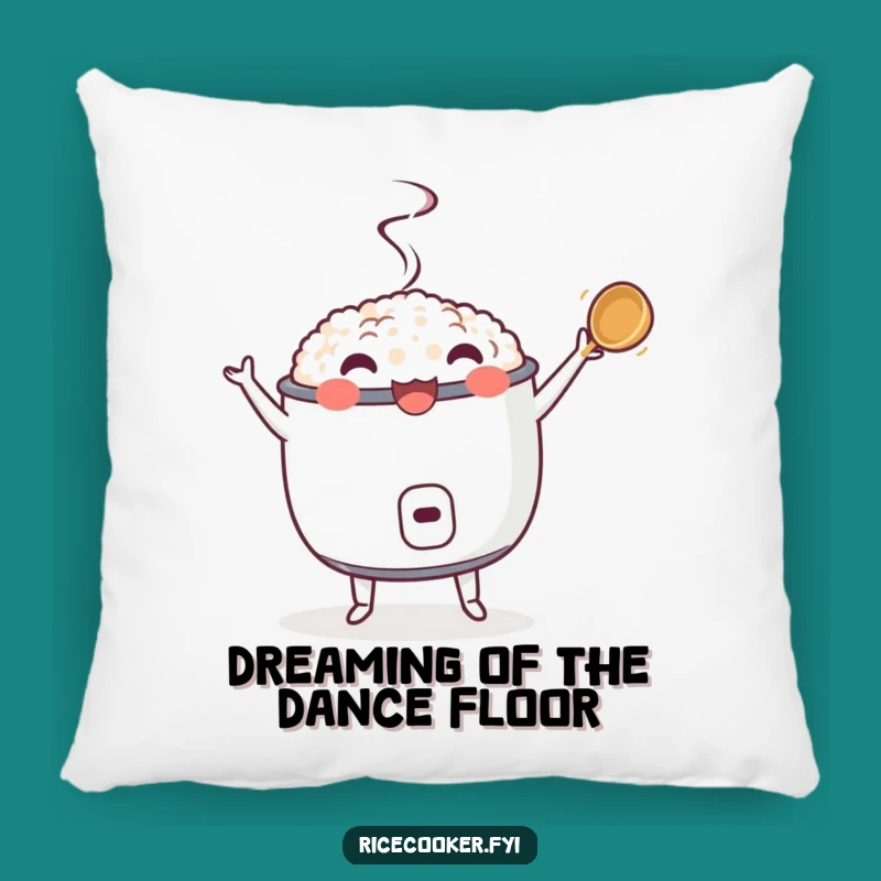 Funny Dancing Rice Cooker Pillow - Twirling Comfort, Humorous Home Decor Gift