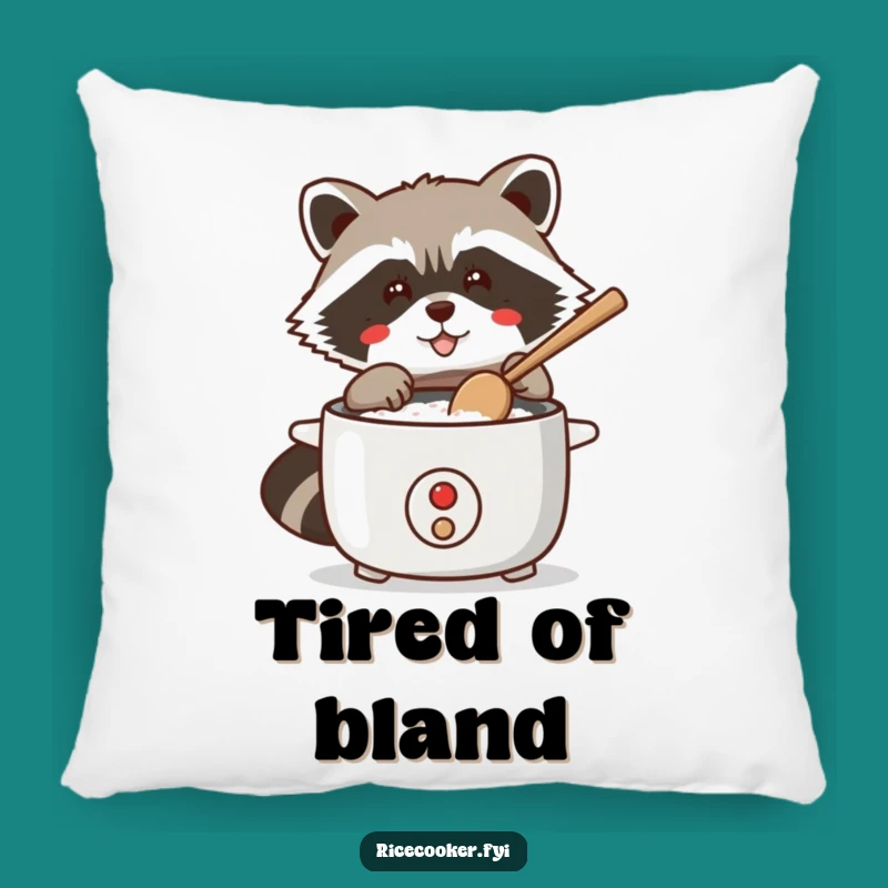 Funny Raccoon Rice Cooker Pillow: Cozy Cuddles with a Kick - A Hilarious Funny Gift