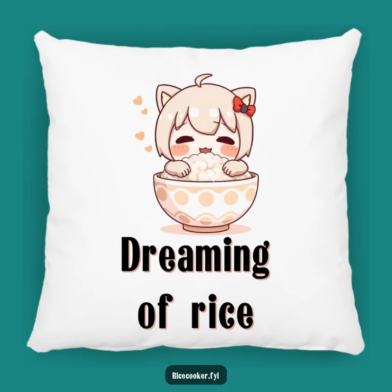 Funny Rice Hug Pillow: Snuggle Up to Comfort with This Hilarious Foodie Accent Gift