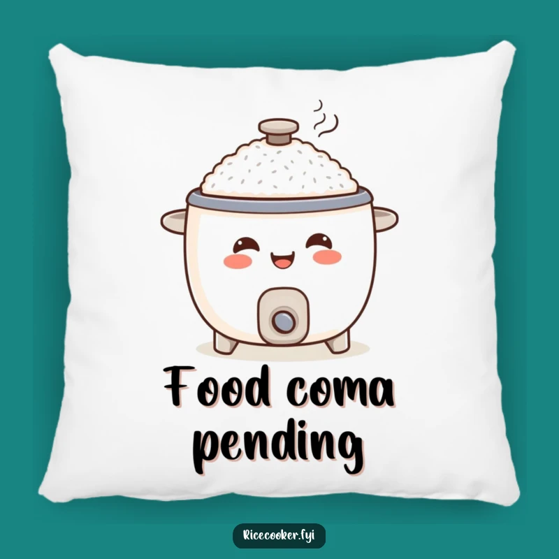 Funny Smiling Rice Cooker Pillow: Cozy Comfort & Kitchen Cheer Gift