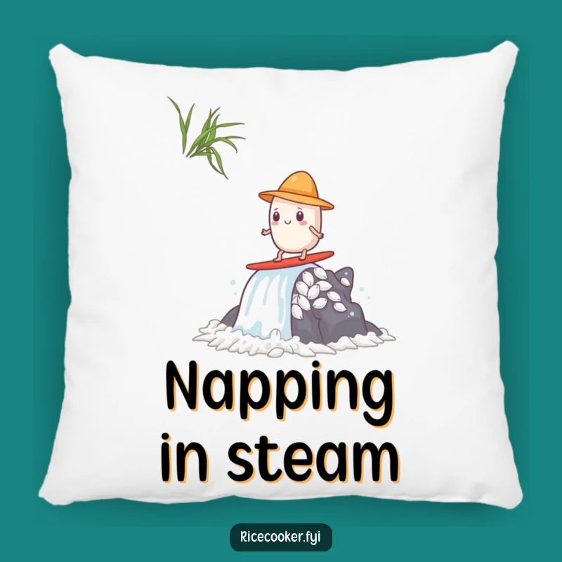 Funny Steam Surfing Rice Pillow - Soft Anime Adventure Cushion, Gift