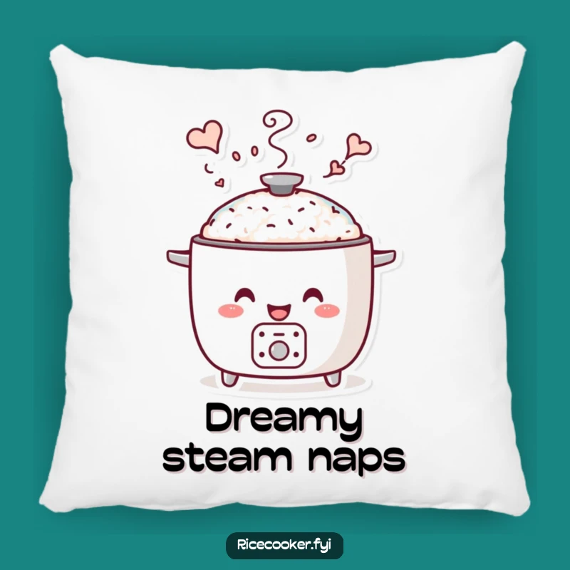 Funny Whimsical Steam Pillow - Cozy & Dreamy Decor for Your Sofa