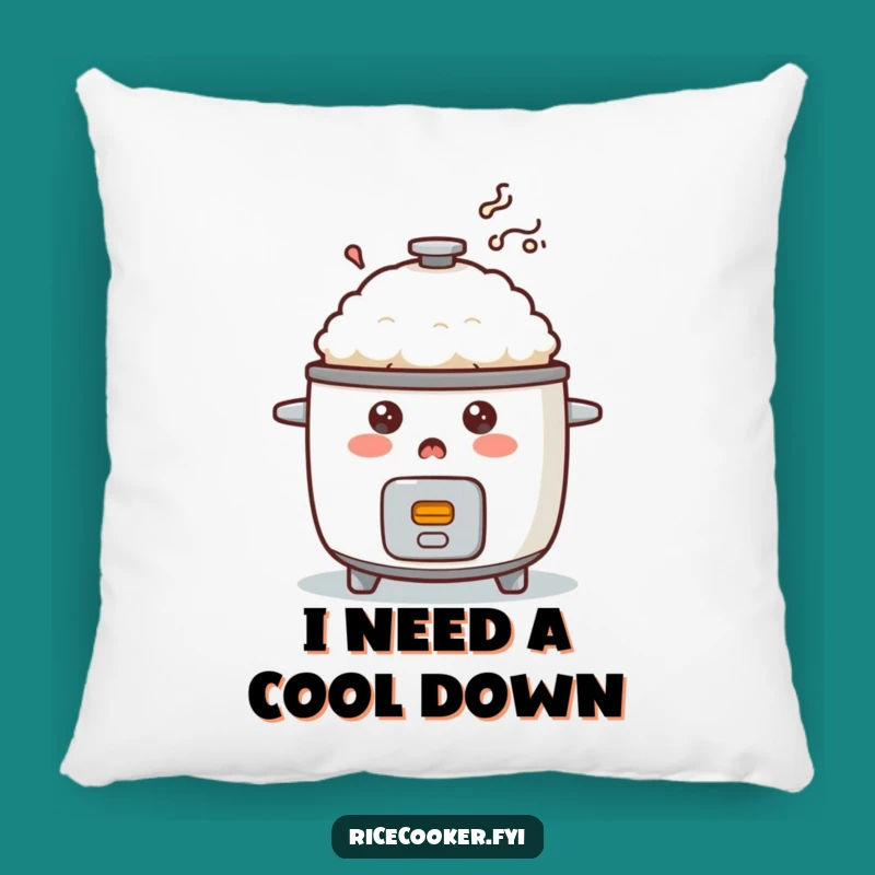 Funny Surprised Rice Cooker Pillow: Cozy Up with a Smoky Laugh Gift