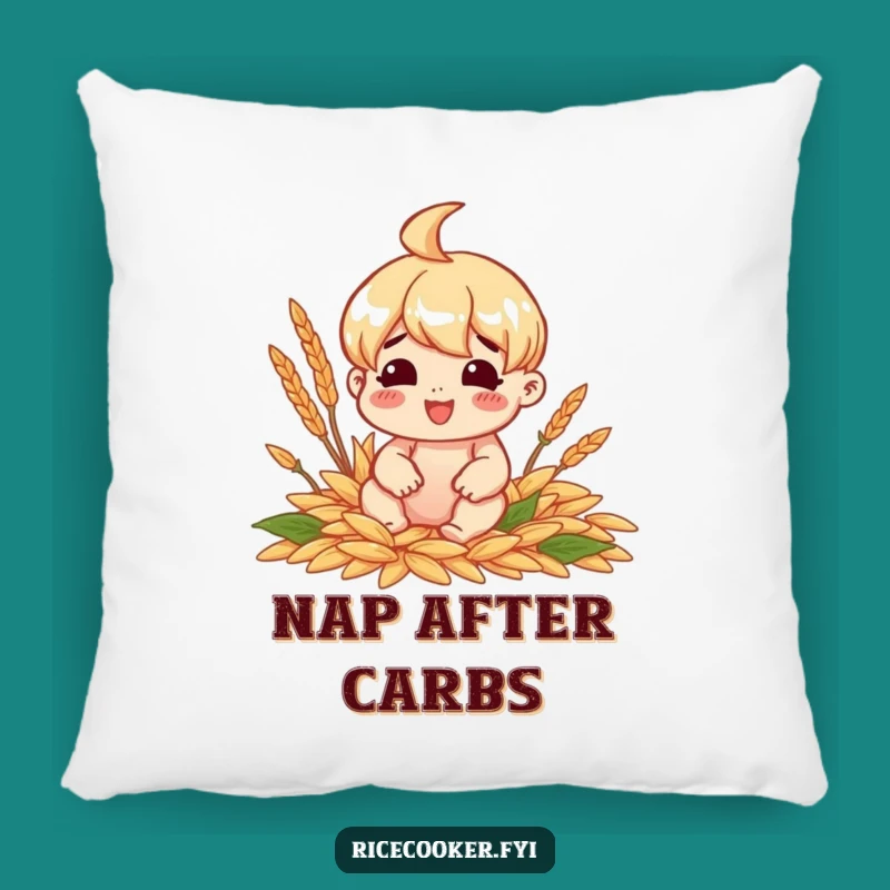 Funny Grain Lover Pillow: Cozy Comfort for the Foodie Soul
