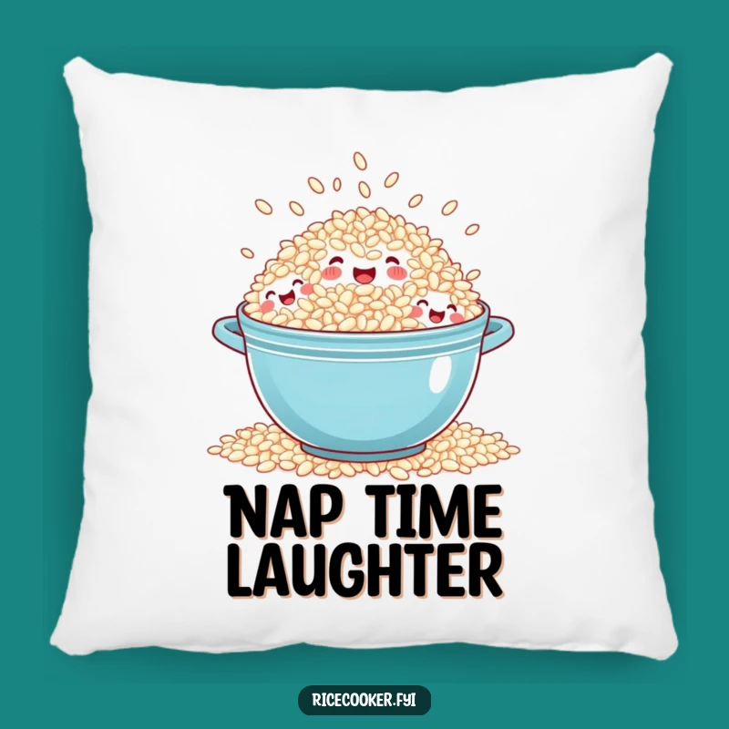 Funny Overflowing Rice Pillow - Comfy & Cheerful Decor for Your Sofa