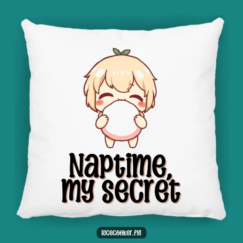 Funny Onigiri Wink Pillow: Snuggle Up with This Playful Rice Ball Character Accent Gift