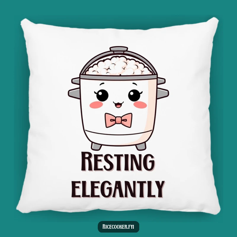Funny Dapper Rice Cooker Pillow: Cozy Sophistication as a Gift