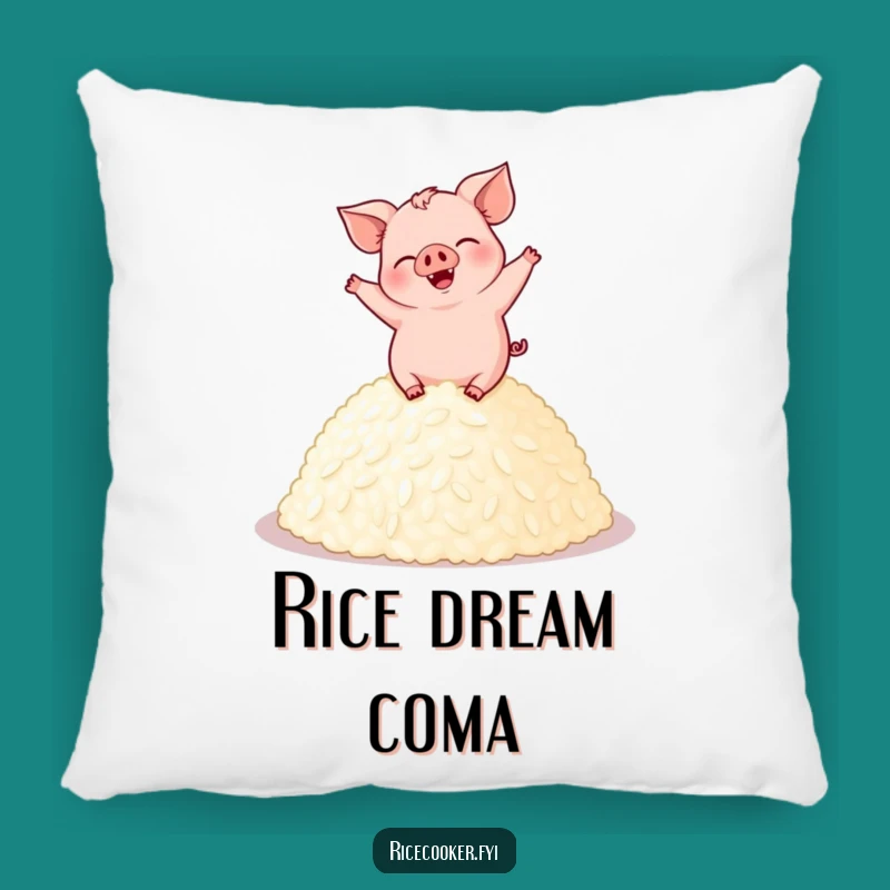 Funny Pig Dancing Rice Pillow: Snuggle Up with Culinary Joy