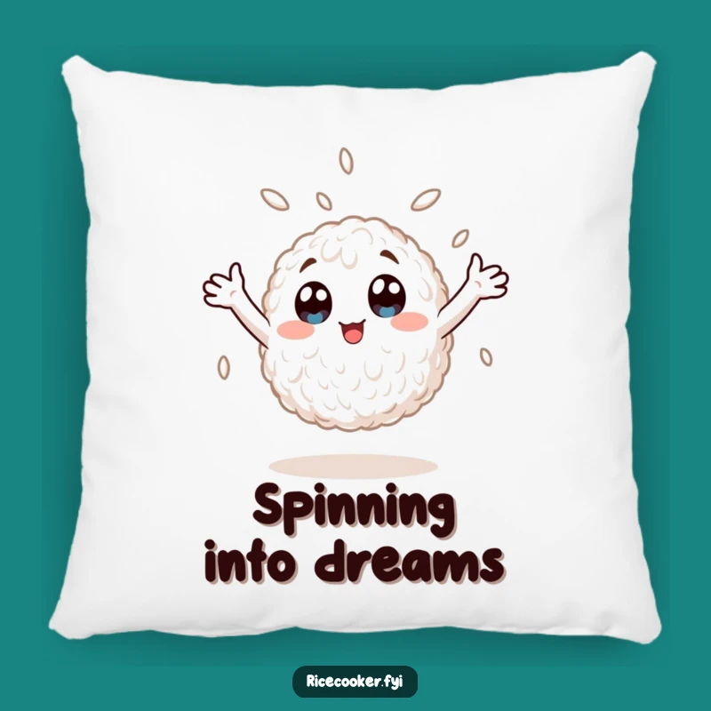 Funny Spinning Rice Grain Pillow - Soft Anime Character Cushion, Gift