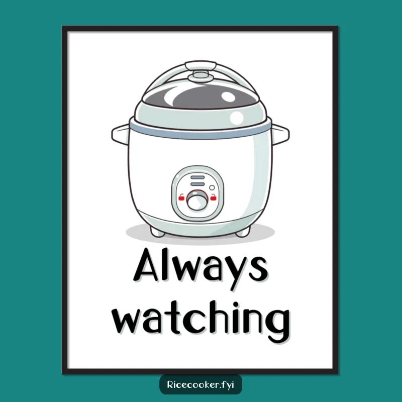 Funny Bouncy Rice Cooker Digital Art: Instant Quirky Fun as a Gift
