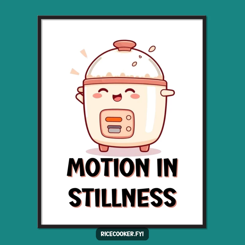 Funny Rice Cooker Digital Art - Spinning Delight for Instant Joy