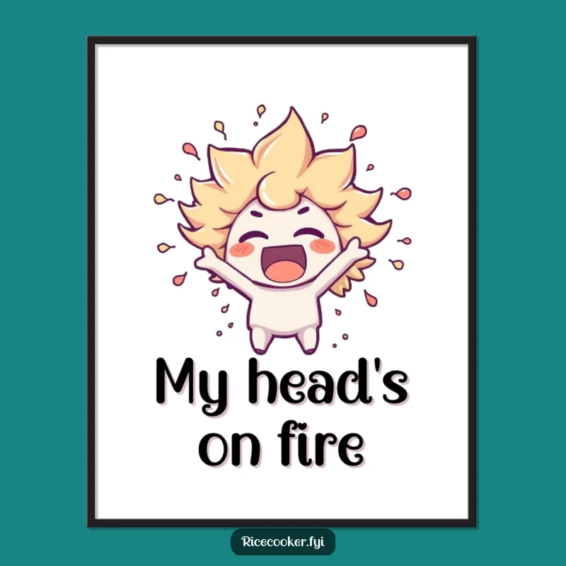 Funny Excitement Burst Digital Art: Decorate with High Energy and Joy Gift